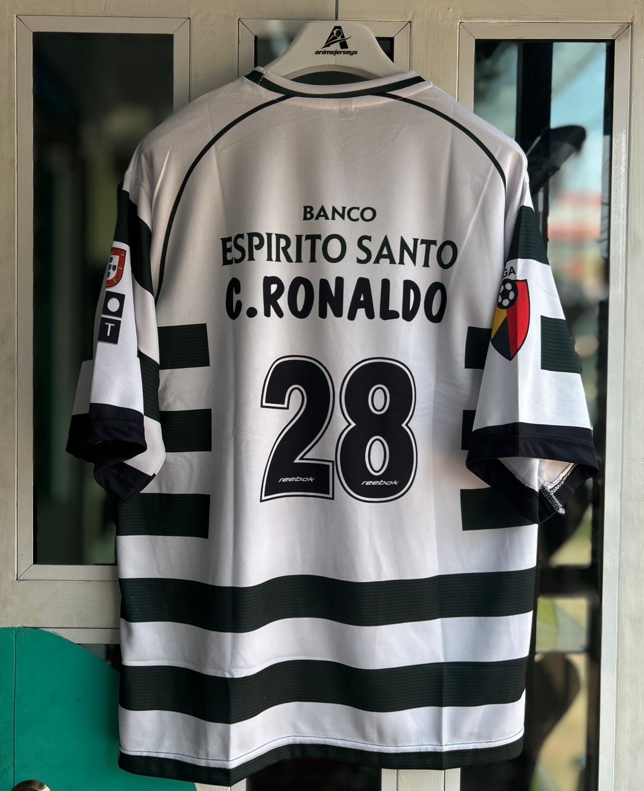 SPORTING CP 2001-03 HOME KIT, FIVESLEEVE SUBLIMATION