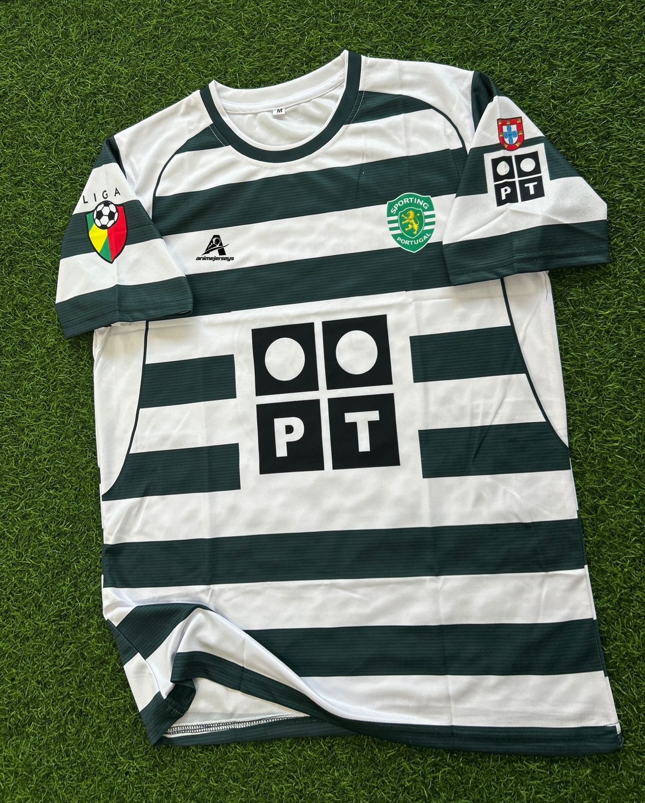 SPORTING CP 2001-03 HOME KIT. HALFSLEEVE SUBLIMATION