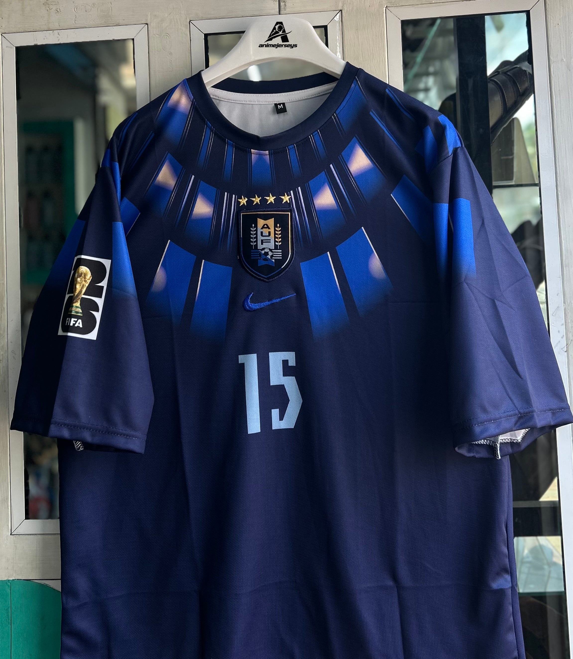 URUGUAY 2026 AWAY KIT, FIVE SLEEVE  EMBROIDERY