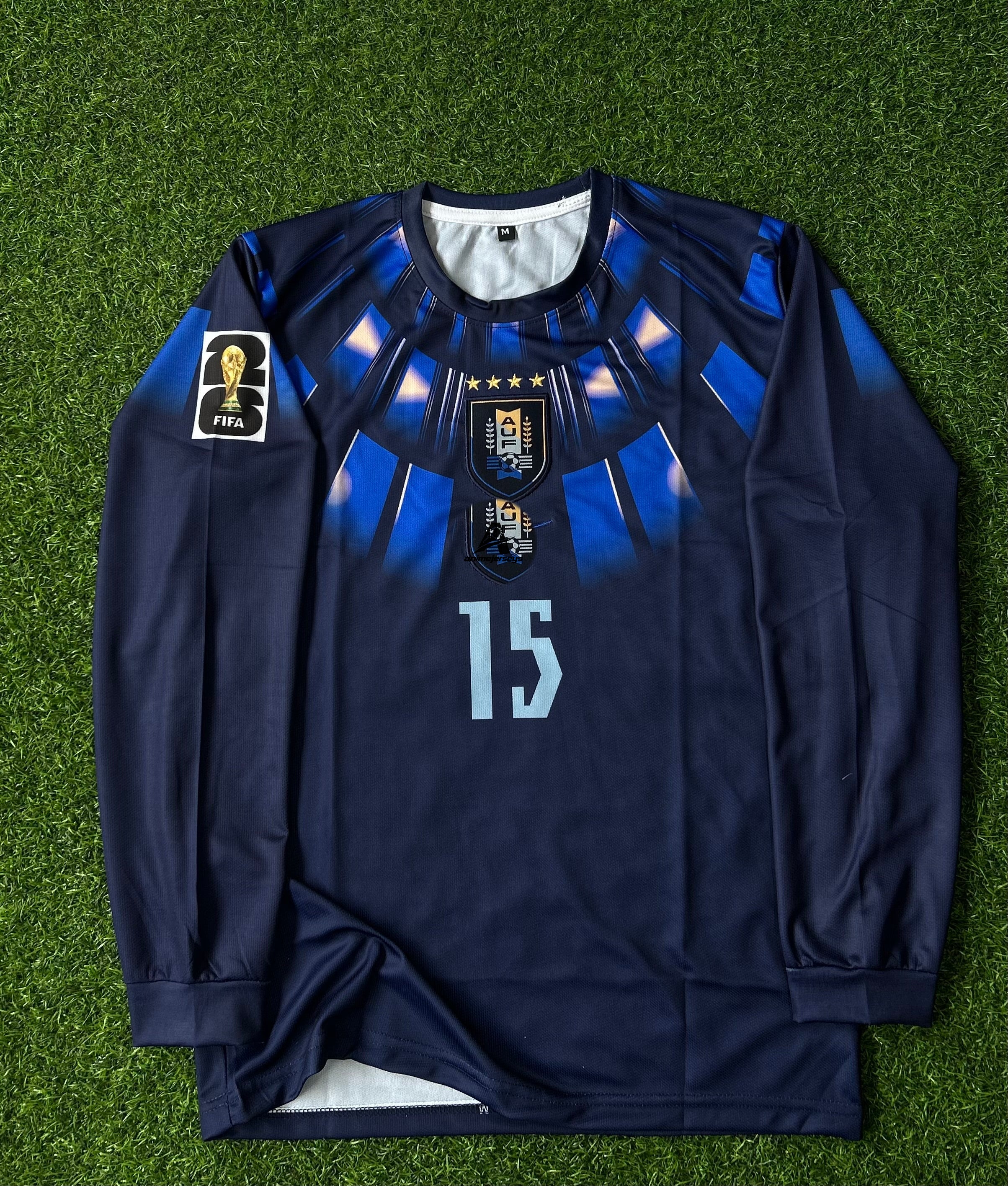 URUGUAY 2026 WORLD CUP AWAY KIT, FULL SLEEVE  EMBRODERY