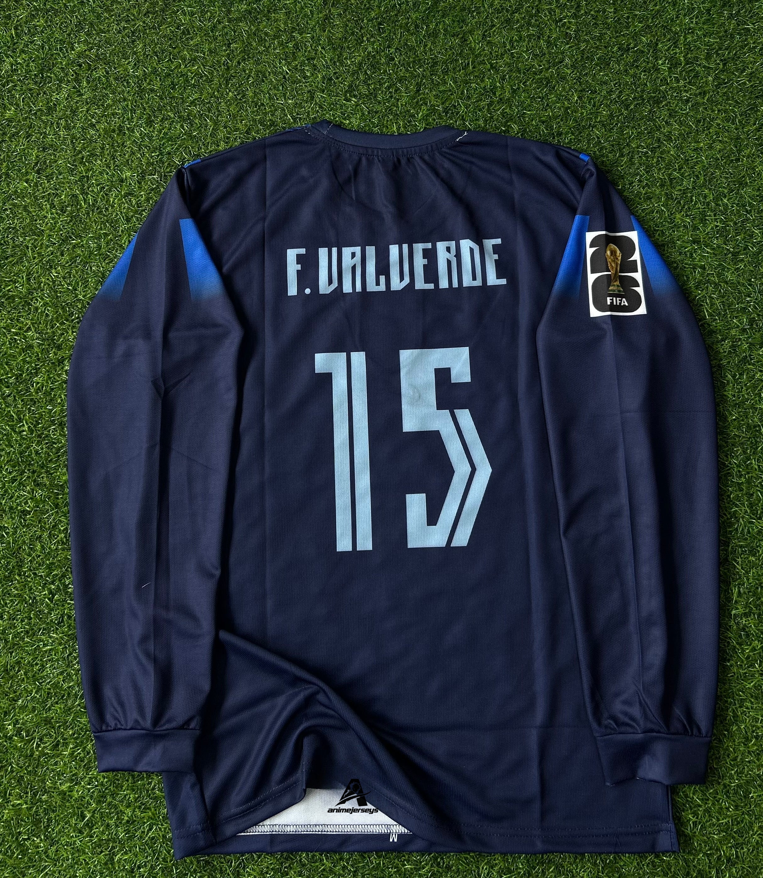 URUGUAY 2026 WORLD CUP AWAY KIT, FULL SLEEVE  EMBRODERY