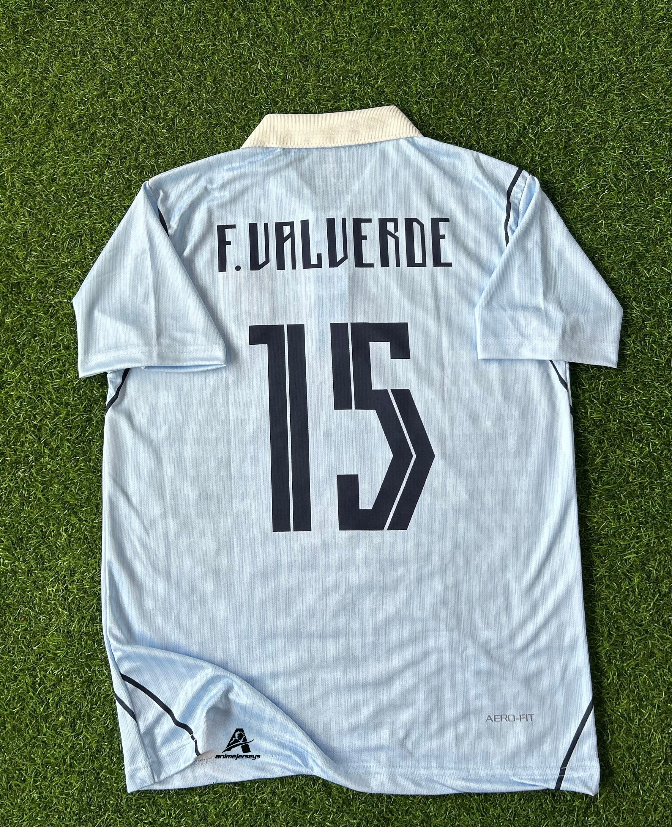 URUGUAY 2026 WORLD CUP HOME KIT, HALF SLEEVE POLO EMBROIDERY