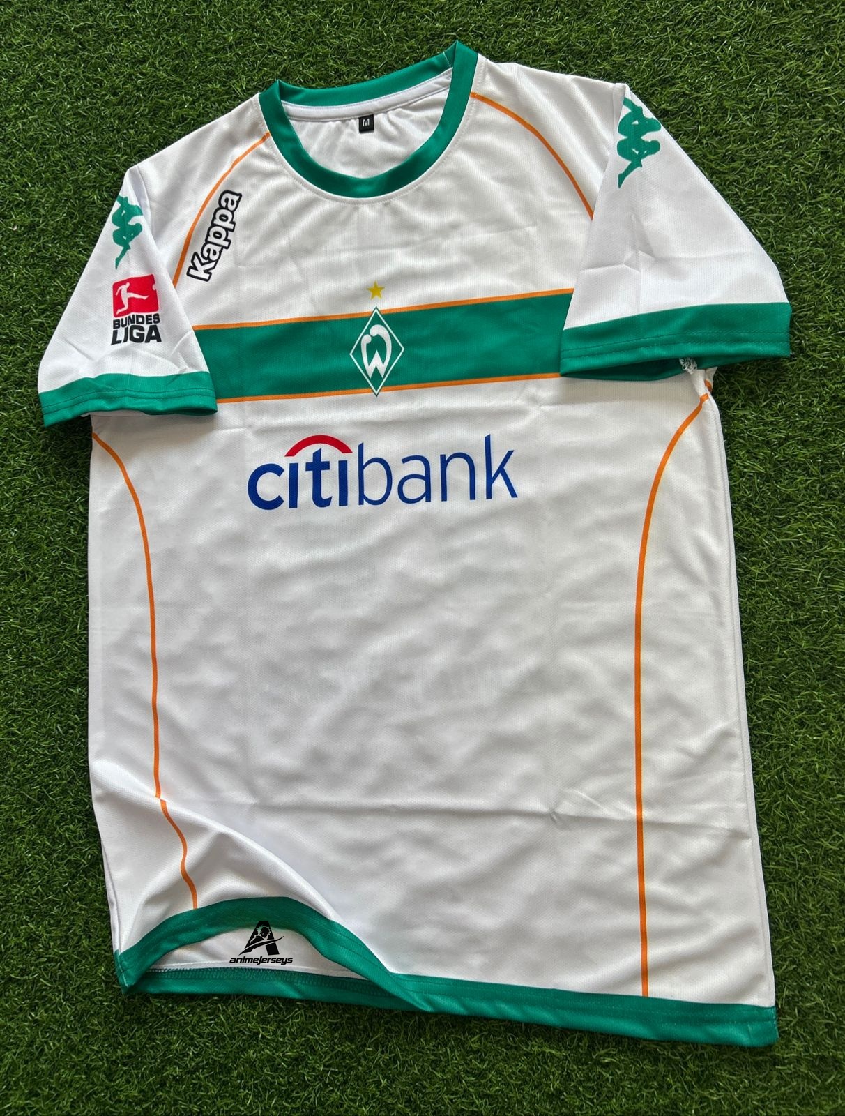 WERDER BREMAN 2008-09 HOME KIT, HALFSLEEVE SUBLIMATION