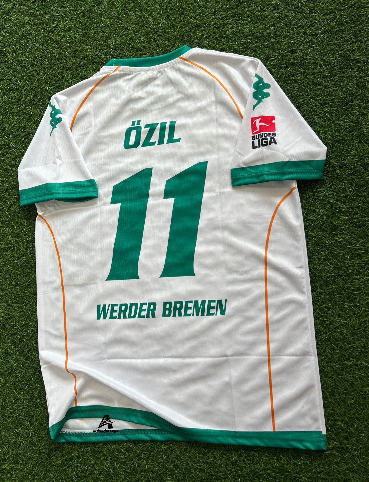 WERDER BREMAN 2008-09 HOME KIT, HALFSLEEVE SUBLIMATION