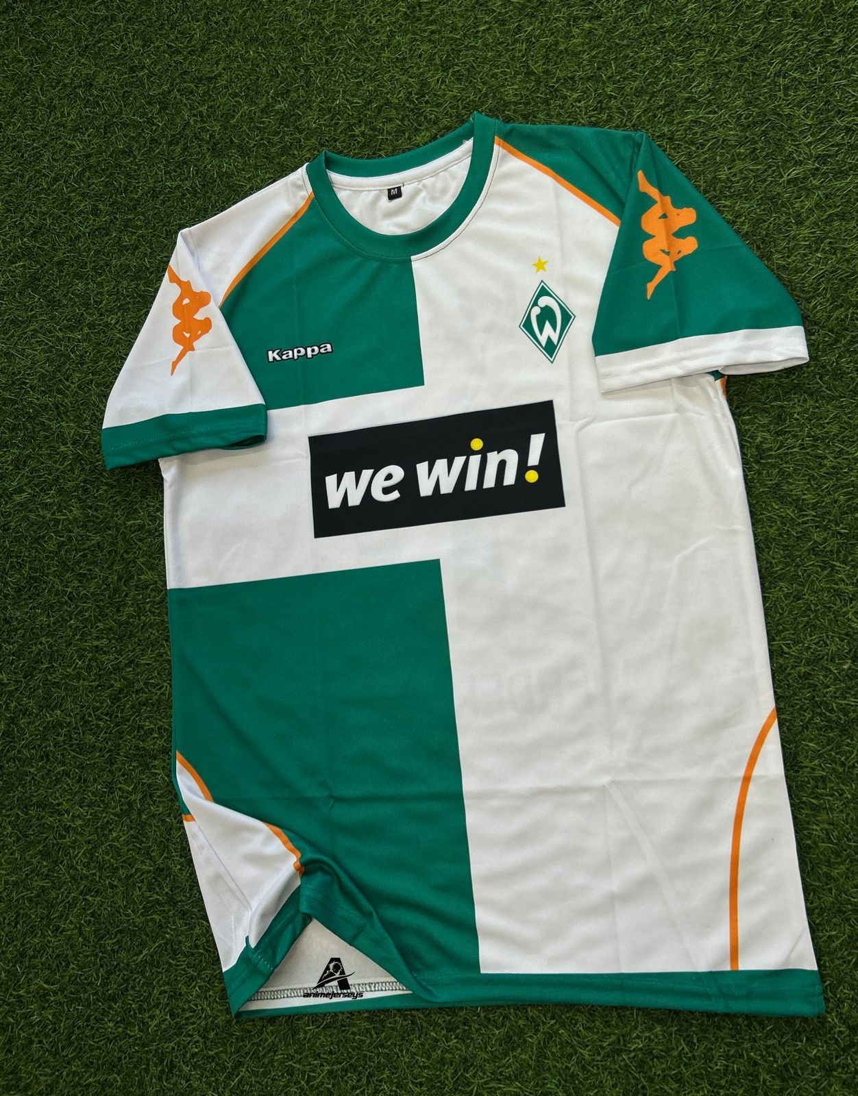 WERDER BREMEN 2006-07 HOME KIT, HALFSLEEVE SUBLIMATION