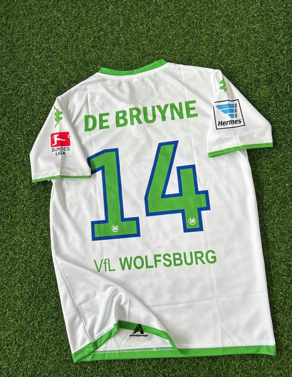WOLFSBURG 2015-16 SEASON HOME KIT.HALFSLEEVE SUBLIMATION ,BUTTON NECK